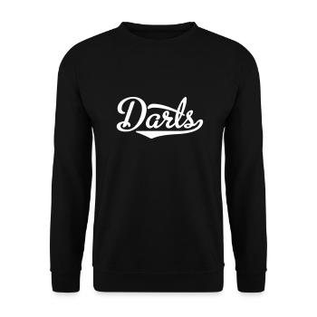 Darts - Unisex Pullover - Schwarz - Vorne - Alina (178cm) & Michal (187cm)