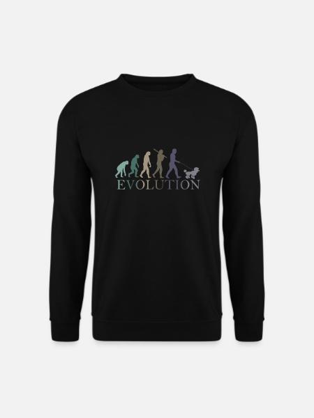 CANICHE ÉVOLUTION - Sweat-shirt Unisexe - noir