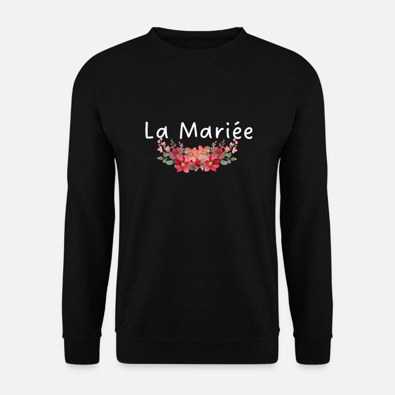 The Bride Flowers - Unisex Sweatshirt - black