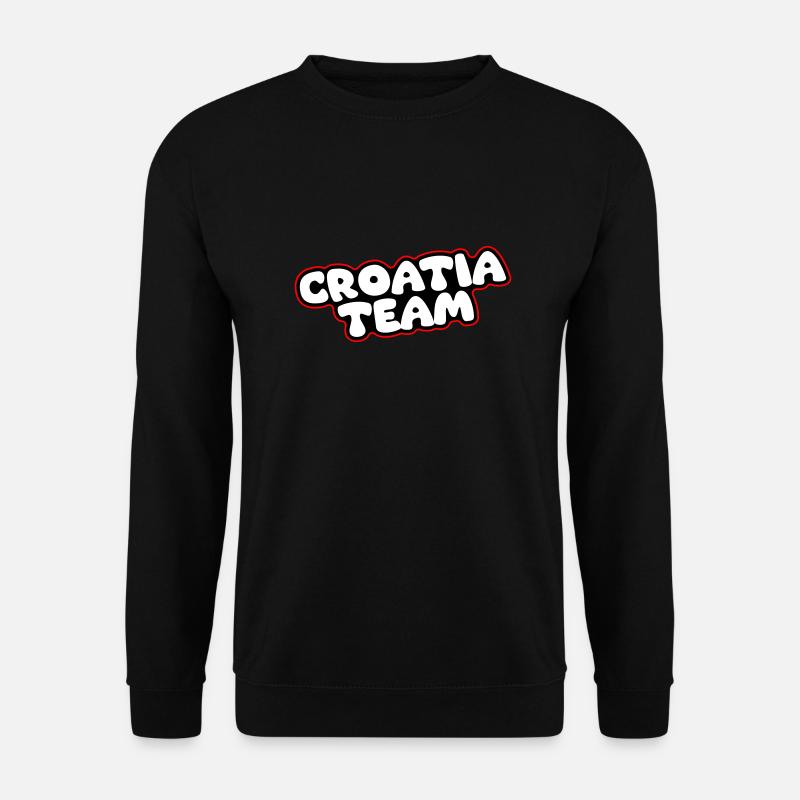 Croatia Team - Unisex Sweatshirt - black