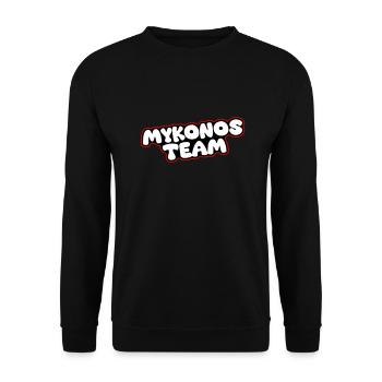 Mykonos Team - Unisex Sweatshirt - black - Front - Alina (178cm) & Michal (187cm)
