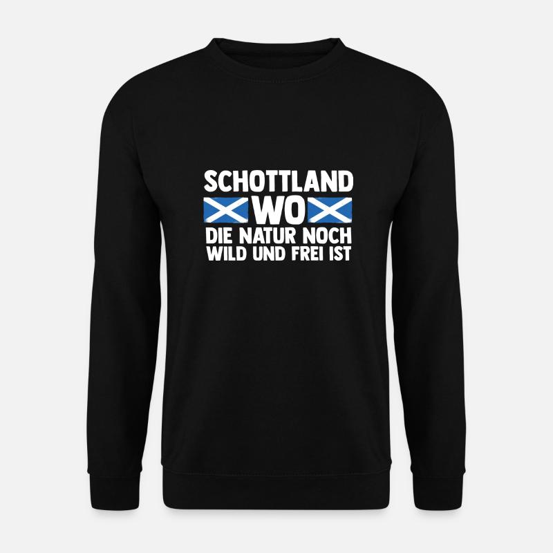 Ecossais Ecosse Ecosse Ecosse - Sweat-shirt Unisexe - noir