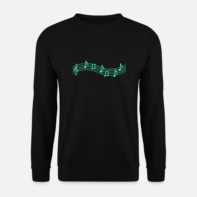 music notes - Unisex Pullover - Schwarz