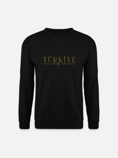 I Love Turkey, t-shirt con design in stile eleganza - Felpa unisex - nero