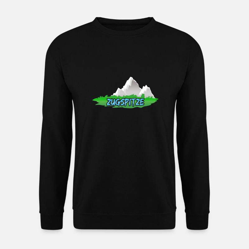 Zugspitze Zugspitze - Unisex Pullover - Schwarz