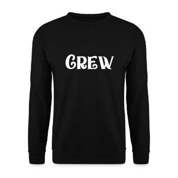 crew - Unisex Sweatshirt - black - Front - Alina (178cm) & Michal (187cm)