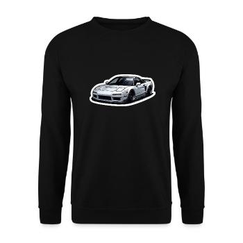 N to the SX - Unisex Pullover - Schwarz - Vorne - Alina (178cm) & Michal (187cm)