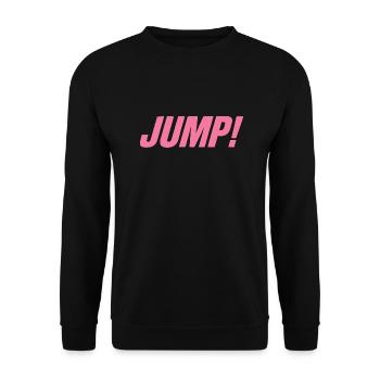 Saut Rose Vibes Kpop Pop Coréenne - Sweat-shirt Unisexe - noir - Devant - Alina (178cm) & Michal (187cm)