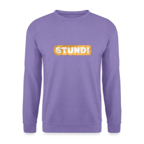 STUNDI weiß auf gelb - Unisex Pullover