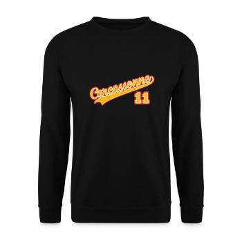 Languedoc Roussillon Carcassonne 11 II - Sweat-shirt Unisexe - noir - Devant - Alina (178cm) & Michal (187cm)
