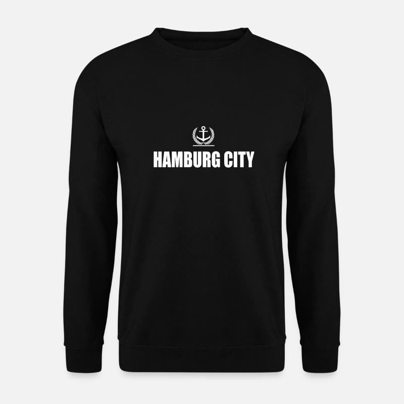 Hamburg - Unisex Pullover - Schwarz