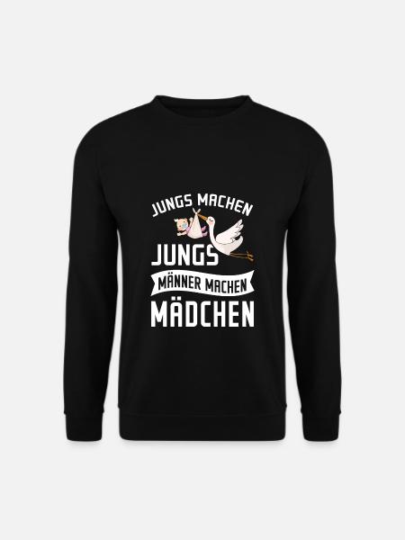 JUNGS MACHEN JUNGS MÄNNER MACHEN MÄDCHEN - Unisex Pullover - Schwarz