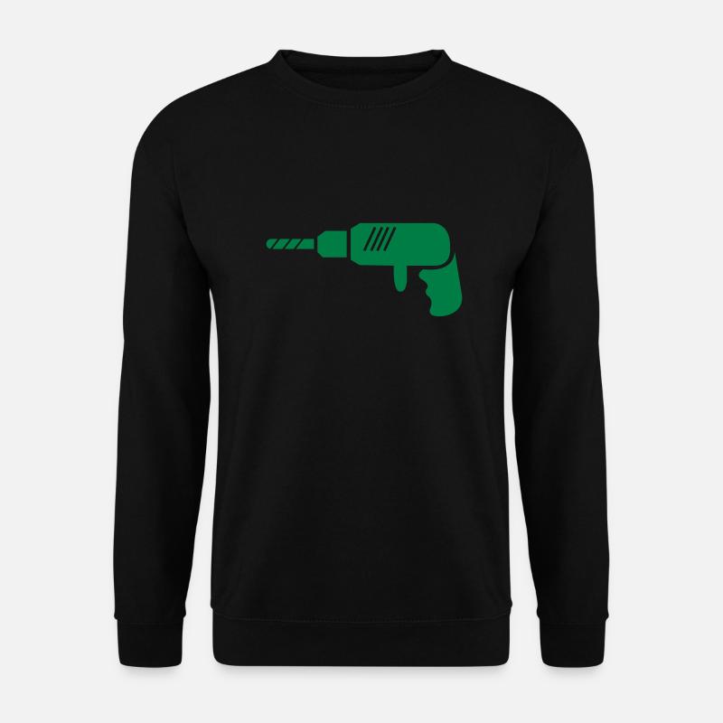 bohrmaschine_001 - Unisex Pullover - Schwarz