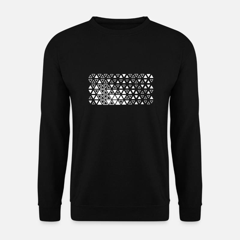 CamoTri E Horizontal petit - Sweat-shirt Unisexe - noir