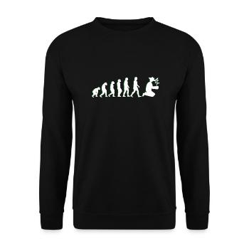 Gärtner Gartenbau Landschaftsbau - Unisex Pullover - Schwarz - Vorne - Alina (178cm) & Michal (187cm)