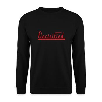 Electrified - Unisex Sweatshirt - black - Front - Alina (178cm) & Michal (187cm)