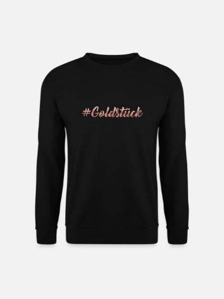 Goldstück - Unisex Pullover - Schwarz