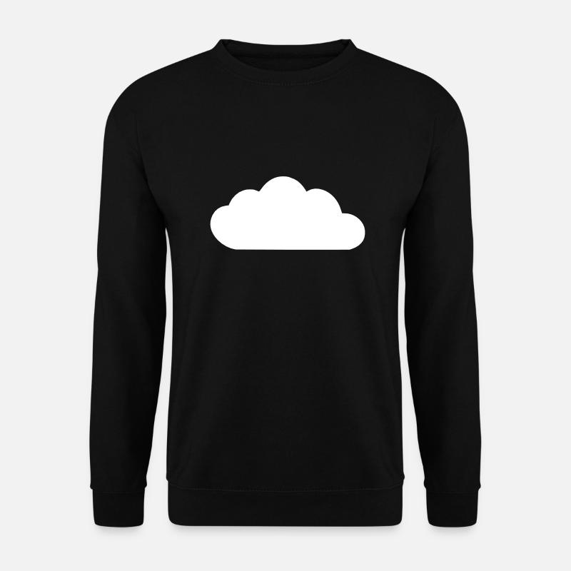 Wetter Wolke Wolken Regen Himmel Vektor 7 - Unisex Pullover - Schwarz