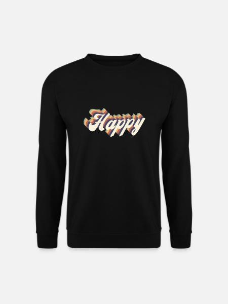 Glücklicher Jahrgang - Unisex Pullover - Schwarz