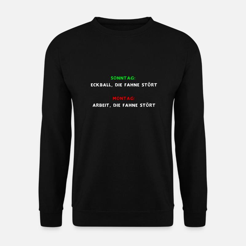 Die Fahne stört - Unisex Pullover - Schwarz