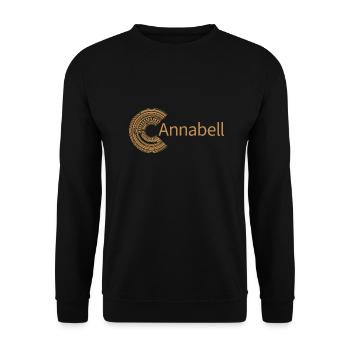 Für Annabell - Unisex Pullover - Schwarz - Vorne - Alina (178cm) & Michal (187cm)