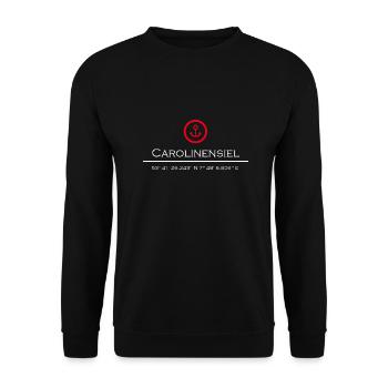 Carolinensiel - Unisex Pullover - Schwarz - Vorne - Alina (178cm) & Michal (187cm)