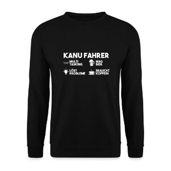 Schullehrerin Lehrerin - Unisex Pullover - Schwarz - Vorne - Alina (178cm) & Michal (187cm)