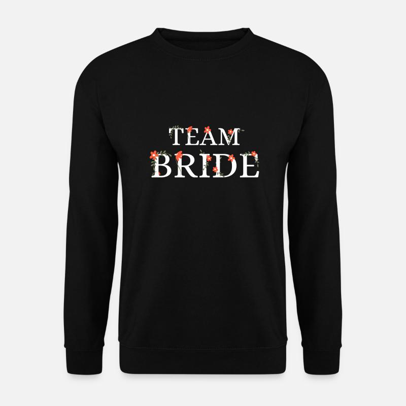 Floral bridle team - Unisex Sweatshirt - black