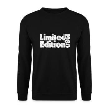 Limited Edition 1980 - Unisex Sweatshirt - black - Front - Alina (178cm) & Michal (187cm)