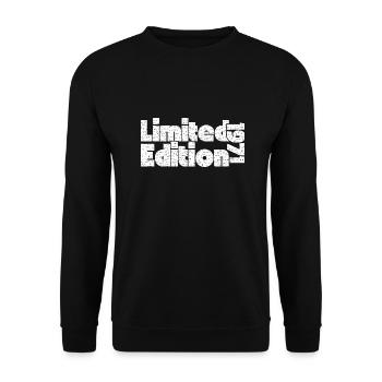 Limited Edition 1971 - Unisex Sweatshirt - black - Front - Alina (178cm) & Michal (187cm)