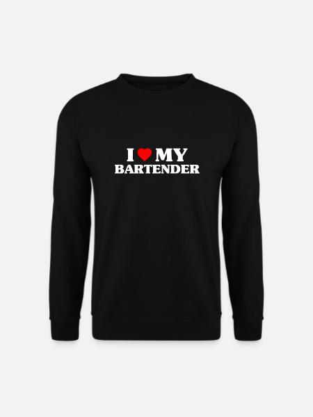 I Love My Bartender - Unisex Sweatshirt - black