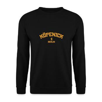 Köpenick - Berlin - Deutschland - Germany - Unisex Pullover - Schwarz - Vorne - Alina (178cm) & Michal (187cm)