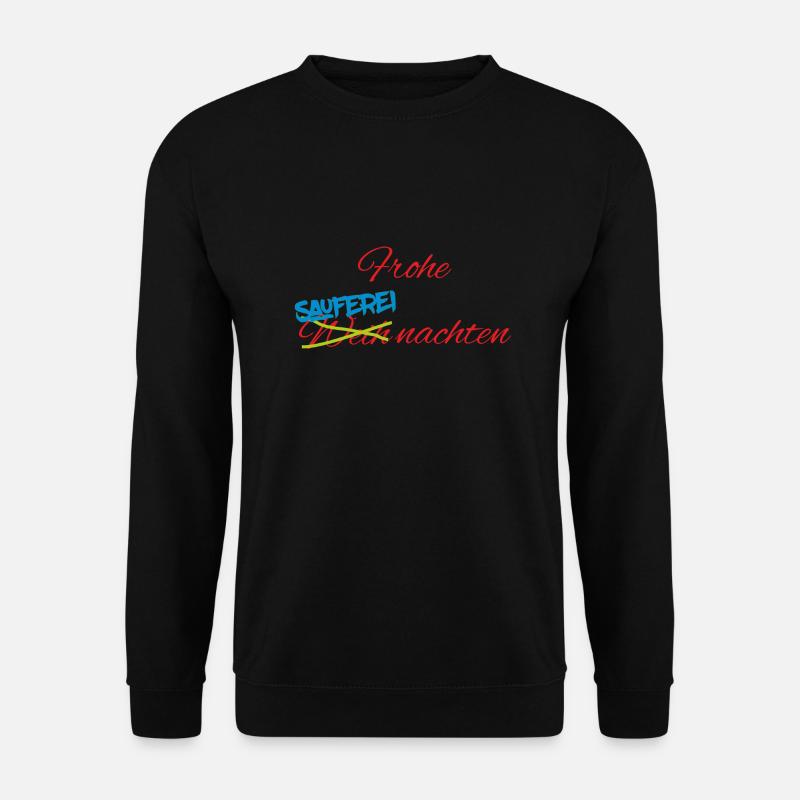 Saufereinachten - Unisex Pullover - Schwarz