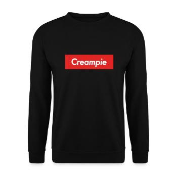 tarte à la crème - Sweat-shirt Unisexe - noir - Devant - Alina (178cm) & Michal (187cm)