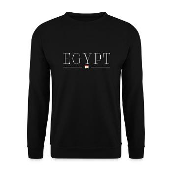 J’aime l’Égypte - Sweat-shirt Unisexe - noir - Devant - Alina (178cm) & Michal (187cm)