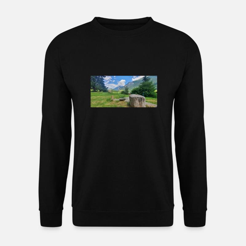 Berglandschaften - Unisex Pullover - Schwarz