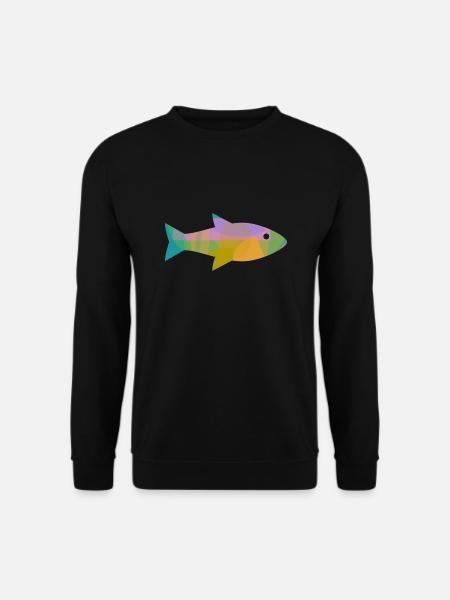 Fisch - Unisex Pullover - Schwarz