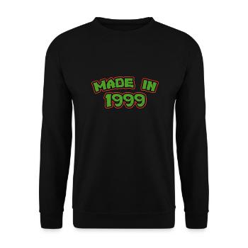 Made in 1999 - Unisex Sweatshirt - black - Front - Alina (178cm) & Michal (187cm)