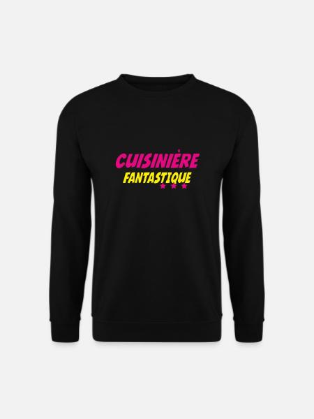 Cuisinière FANTASTIQUE - Sweat-shirt Unisexe - noir