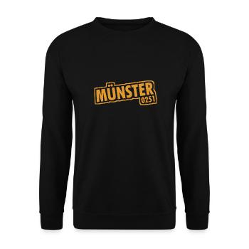 Münster 0251 Vorwahl Telefon NRW - Unisex Pullover - Schwarz - Vorne - Alina (178cm) & Michal (187cm)