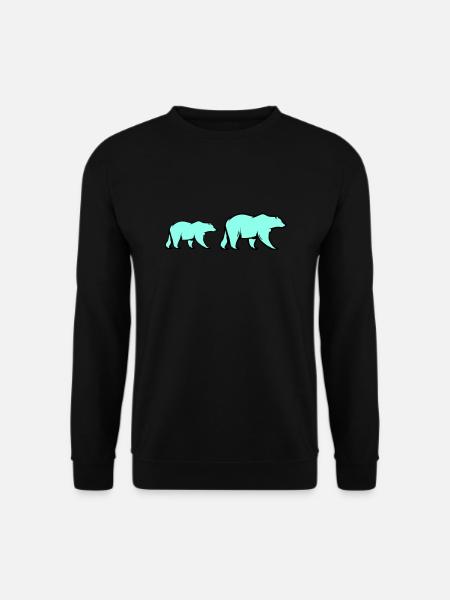 Eisbären - Unisex Pullover - Schwarz