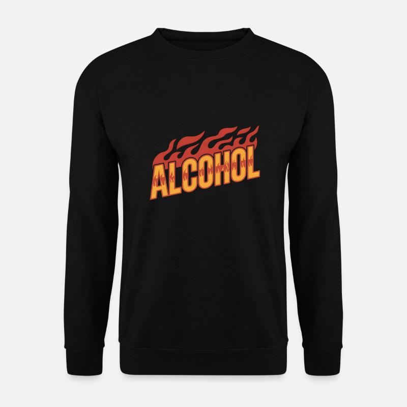 Alcohol - Cool Drinking Logo - Unisex Sweatshirt - black