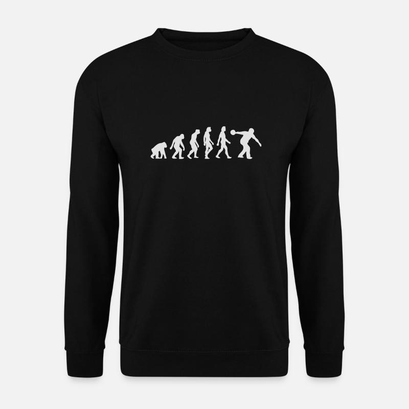 L'évolution des bowling - Sweat-shirt Unisexe - noir