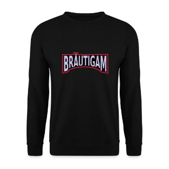 Junggesellenabschied Bräutigam - Unisex Pullover - Schwarz - Vorne - Alina (178cm) & Michal (187cm)