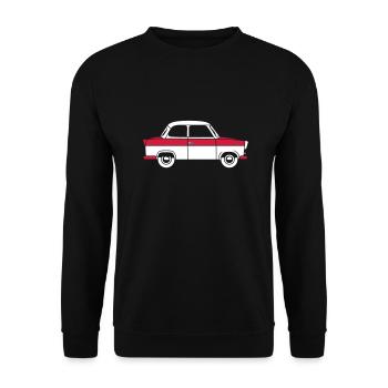  500 Coupé 2c - Sweat-shirt Unisexe - noir - Devant - Alina (178cm) & Michal (187cm)
