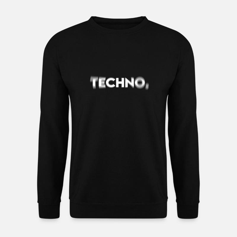 Techno.-Logo - Unisex Pullover - Schwarz
