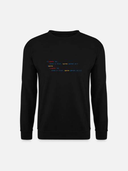 Informatiker Programming Geschenk Nerd Admin - Unisex Pullover - Schwarz