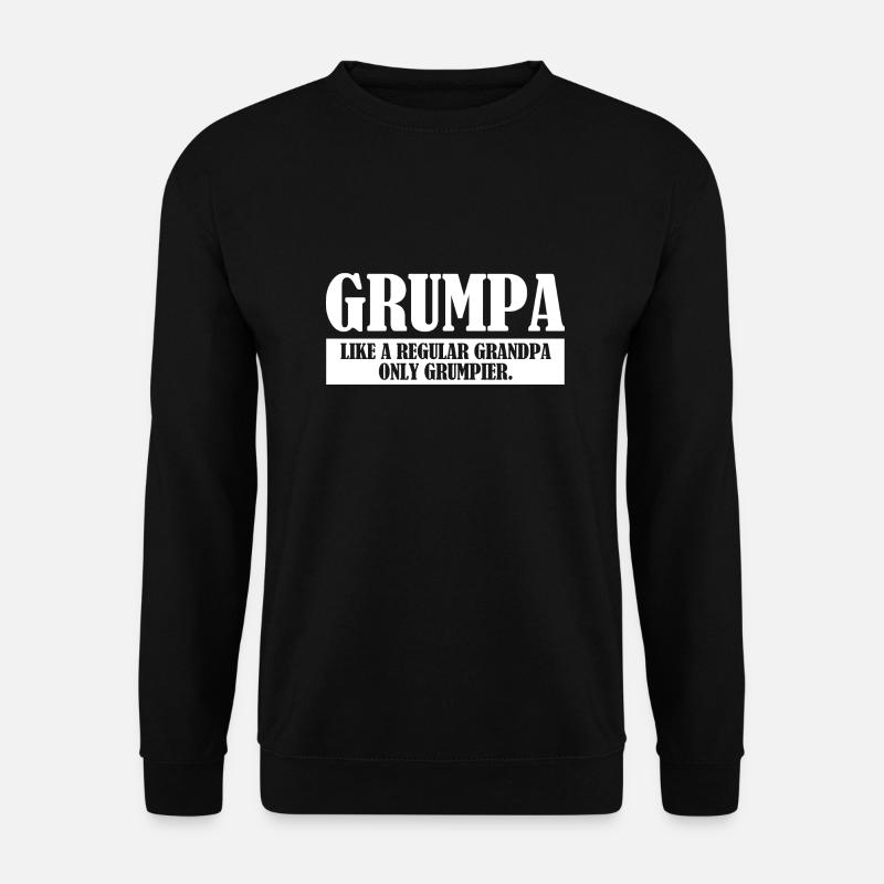 Lustiger Großvater Grumpa - Unisex Pullover - Schwarz