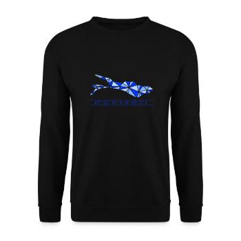 Lac de Constance | Coordonnées | Bleu - Sweat-shirt Unisexe - noir - Devant - Alina (178cm) & Michal (187cm)
