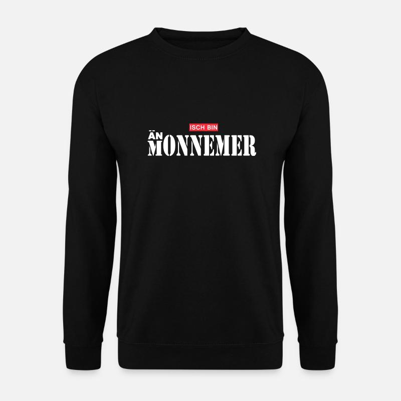 Mannheim Monnem - Unisex Pullover - Schwarz